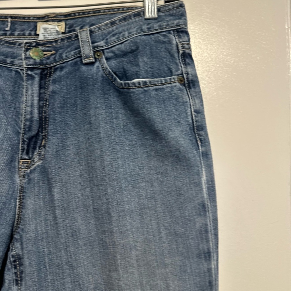 LL Bean Y2K Women Sz: 6 Reg Medium Wash Relaxed Baggy Straight Leg Jeans. - Picture 8 of 11